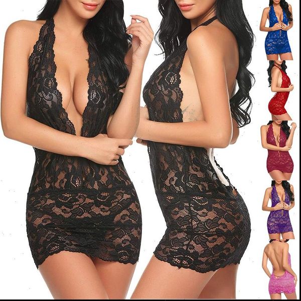 v neck night dress women sleepwear large size lace teddy babydoll nightwear femme halter bodysuit pyjamas lingerie, Black;red
v neck night dress women sleepwear large size lace teddy babydoll nightwear femme halter bodysuit pyjamas lingerie, Black;red