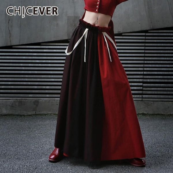 skirts chicever patchwork mesh for women elastic high waist ruffles hit colors ball gown skirt female autumn fashion tide 2021, Black
skirts chicever patchwork mesh for women elastic high waist ruffles hit colors ball gown skirt female autumn fashion tide 2021, Black
