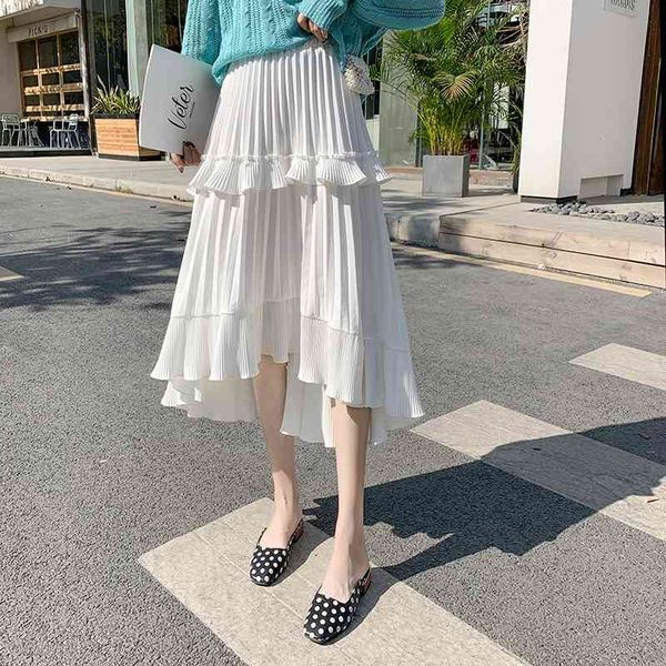 verhellen 6 colors harajuku korean fashion summer skirt female chiffon high waist pleated skirts womens faldas mujer 210706, Black
verhellen 6 colors harajuku korean fashion summer skirt female chiffon high waist pleated skirts womens faldas mujer 210706, Black