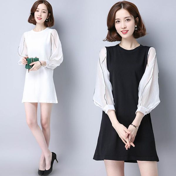 casual dresses women spring autumn cotton linen dress 2021 fashion lady chiffon sleeve o-neck sweet quality, Black;gray
casual dresses women spring autumn cotton linen dress 2021 fashion lady chiffon sleeve o-neck sweet quality, Black;gray