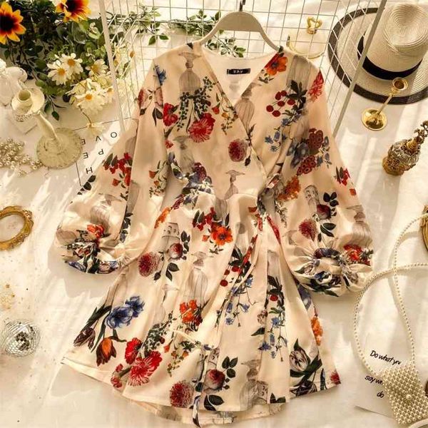 chic autumn dress women's retro print long sleeve wrap v neck elegant vestidos k040 210527, Black;gray
chic autumn dress women's retro print long sleeve wrap v neck elegant vestidos k040 210527, Black;gray