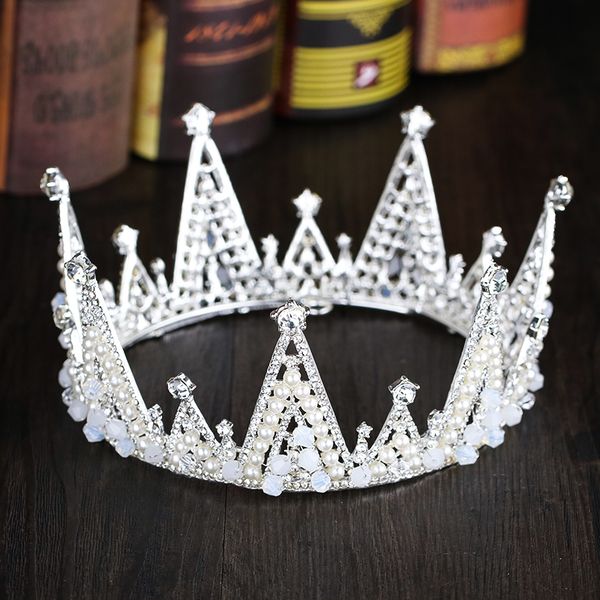 new handmade wedding round crown baroque rhinestone pearl crown party princess crown bride wedding hair accessories giftdio chan conta, Golden;white
new handmade wedding round crown baroque rhinestone pearl crown party princess crown bride wedding hair accessories giftdio chan conta, Golden;white