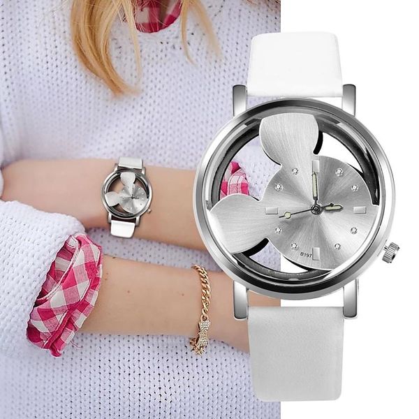 wristwatches fashion cartoon women watches transparent hollow dial leather girl gift relogio feminino, Slivery;brown
wristwatches fashion cartoon women watches transparent hollow dial leather girl gift relogio feminino, Slivery;brown