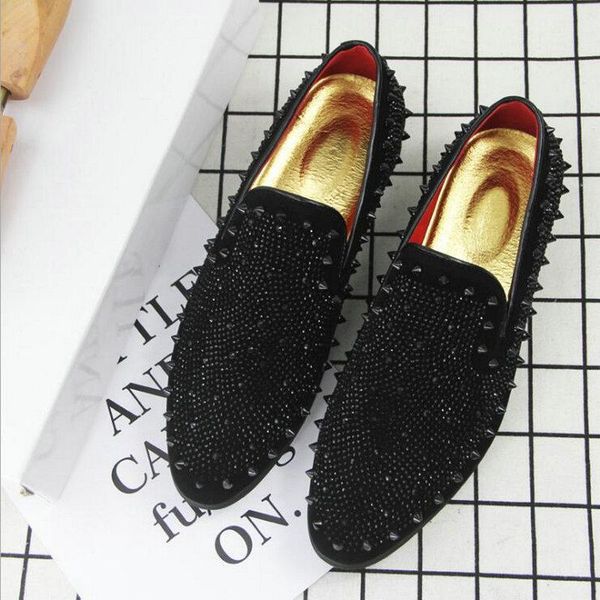 dress shoes fashion men punk rivet rhinestone black party wedding pointed toe flats driving loafers 2021 tyu7
dress shoes fashion men punk rivet rhinestone black party wedding pointed toe flats driving loafers 2021 tyu7