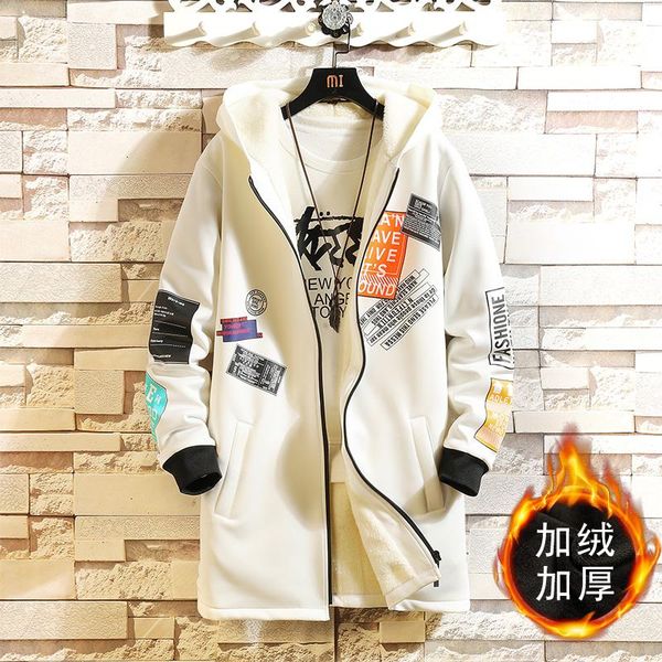 men's trench coats hip hop men thin or thick with velvet windbreaker man hooded jacket printed overcoat casual cardigan long coat male, Tan;black
men's trench coats hip hop men thin or thick with velvet windbreaker man hooded jacket printed overcoat casual cardigan long coat male, Tan;black