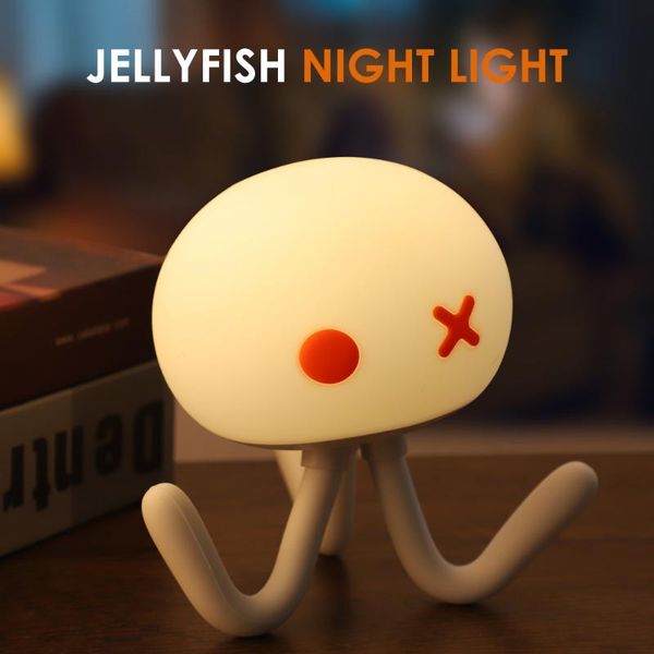 night lights led children light for kids soft silicone usb rechargeable bedroom decor gift 3 modes jellyfish touch lamp
night lights led children light for kids soft silicone usb rechargeable bedroom decor gift 3 modes jellyfish touch lamp