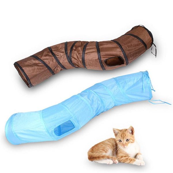 cat toys s style funny pet tunnel play blue brown foldable 1 holes kitten bulk toy
cat toys s style funny pet tunnel play blue brown foldable 1 holes kitten bulk toy