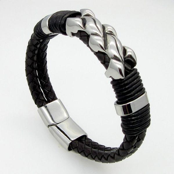 charm bracelets sell handmade genuine leather weaved double layer man casual/sporty bicycle motorcycle delicate cool men jewelry, Golden;silver
charm bracelets sell handmade genuine leather weaved double layer man casual/sporty bicycle motorcycle delicate cool men jewelry, Golden;silver