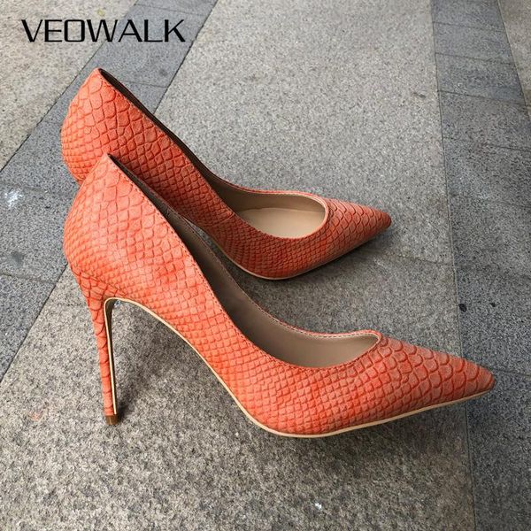 veowalk embossed crocodile pattern women extremely high heels brand ladies pointed toe stilettos pumps party shoes orange dress, Black
veowalk embossed crocodile pattern women extremely high heels brand ladies pointed toe stilettos pumps party shoes orange dress, Black