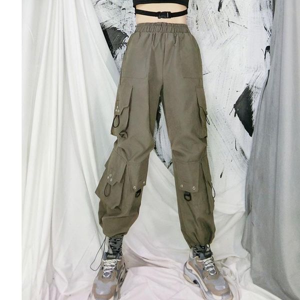 women's pants & capris spring autumn fashion drawstring streetwear cargo women high waist casual sweatpants big pocket hip hop loose ha, Black;white
women's pants & capris spring autumn fashion drawstring streetwear cargo women high waist casual sweatpants big pocket hip hop loose ha, Black;white