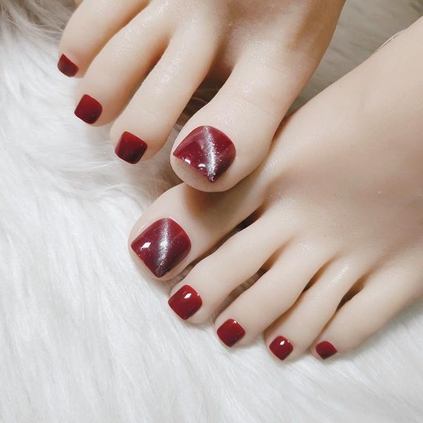 false nails 24pcs red toenails patch glue type removable short paragraph fashion manicure save time ne, Red;gold
false nails 24pcs red toenails patch glue type removable short paragraph fashion manicure save time ne, Red;gold