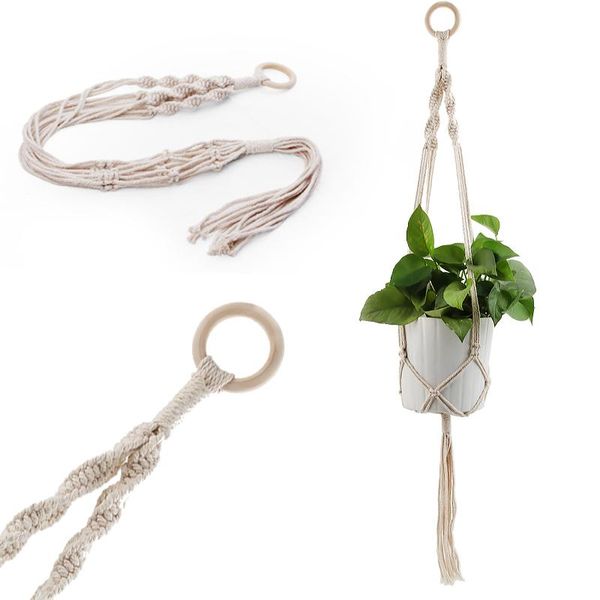 vintage knotted plant hanger basket green flowerpot macrame lifting rope pot holder garden hanging flower display planters & pots
vintage knotted plant hanger basket green flowerpot macrame lifting rope pot holder garden hanging flower display planters & pots