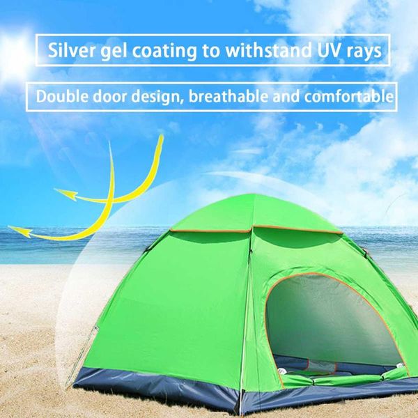 tents and shelters the automatic camping tent family outdoor travel 4 seasons waterproof 1-4 people beach sunscreen
tents and shelters the automatic camping tent family outdoor travel 4 seasons waterproof 1-4 people beach sunscreen