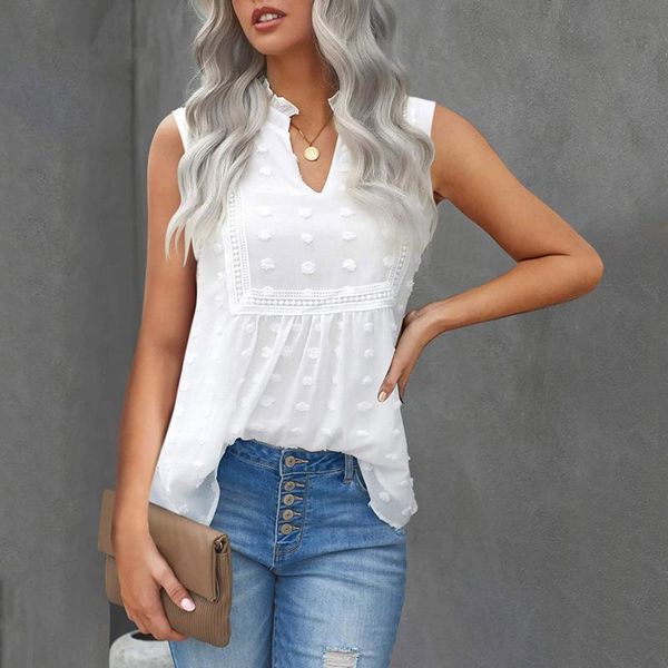 women's tanks & camis polka dot women tank sleeveless elastic summer solid v neck off shouled casual white
women's tanks & camis polka dot women tank sleeveless elastic summer solid v neck off shouled casual white