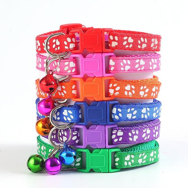 cat collars & leads pet supplies multi-color optional solid color footprints cute puppy bells kitten
cat collars & leads pet supplies multi-color optional solid color footprints cute puppy bells kitten