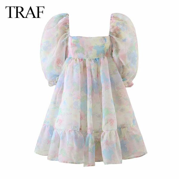 casual dresses traf women's clothing summer dress sweet floral print organza princess party women square neck puff sleeve, Black;gray
casual dresses traf women's clothing summer dress sweet floral print organza princess party women square neck puff sleeve, Black;gray