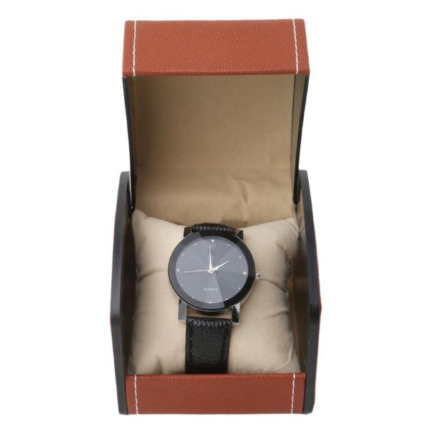 watch boxes & cases fashion jewelry display gift box single artificial leather square case pillow pad portable size storage 2 colors, Black;blue
watch boxes & cases fashion jewelry display gift box single artificial leather square case pillow pad portable size storage 2 colors, Black;blue