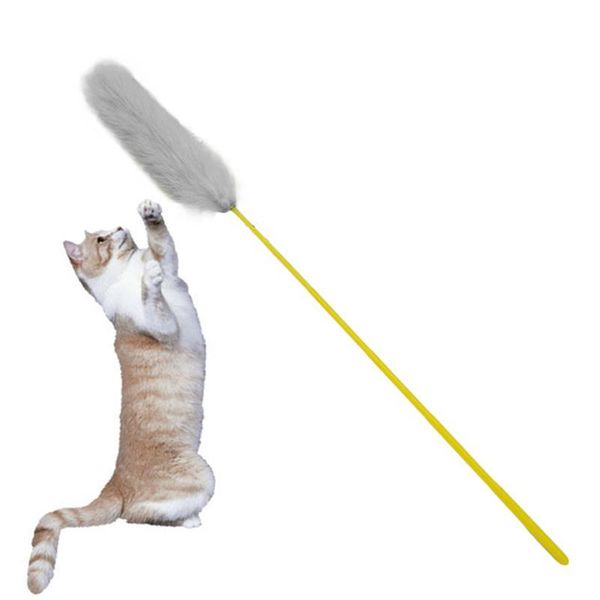 dorakitten 1pc funny cat teaser toys fluffy artificial hair interactive toy wand for kitten pet supplies favors
dorakitten 1pc funny cat teaser toys fluffy artificial hair interactive toy wand for kitten pet supplies favors