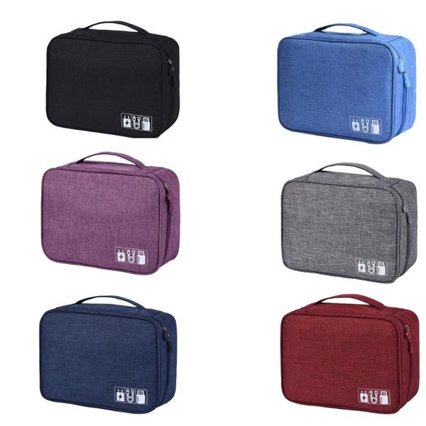 portable electronic storage bag waterproof data cable charger phone usb multi-function digital package travel cosmetic bags & cases
portable electronic storage bag waterproof data cable charger phone usb multi-function digital package travel cosmetic bags & cases