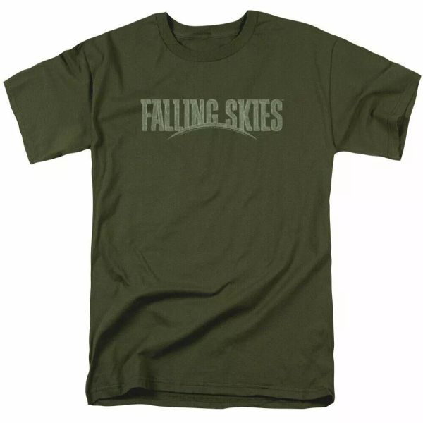 falling skies distressed logo t shirt licensed sci-fi alien tv military green, White;black
falling skies distressed logo t shirt licensed sci-fi alien tv military green, White;black