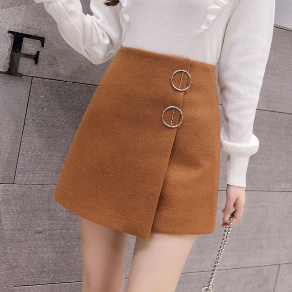 skirts irregular autumn and winter women's slim wild woolen ladies a-line thin women casual, Black
skirts irregular autumn and winter women's slim wild woolen ladies a-line thin women casual, Black
