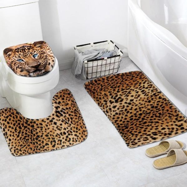 bath mats 3 piece set leopard printed non-slip bathroom toilet pedestal rug floor mat lid cover waterproof decor
bath mats 3 piece set leopard printed non-slip bathroom toilet pedestal rug floor mat lid cover waterproof decor