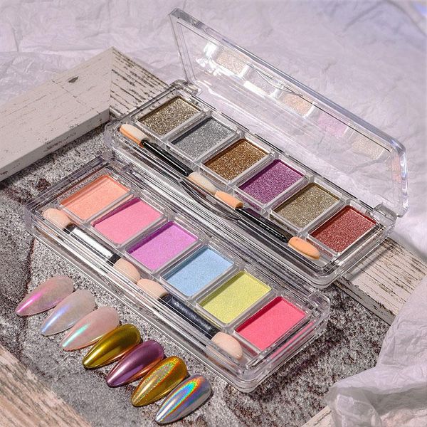 nail glitter 6 color solid laser powder set for art decorations 2021 fashion nails magic mirror accessories manicure, Silver;gold
nail glitter 6 color solid laser powder set for art decorations 2021 fashion nails magic mirror accessories manicure, Silver;gold