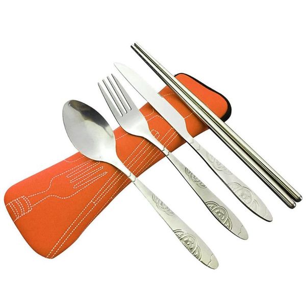 camp kitchen 4 pcs/set stainless steel fork spoon chopsticks travel camping cutlery tools tableware
camp kitchen 4 pcs/set stainless steel fork spoon chopsticks travel camping cutlery tools tableware