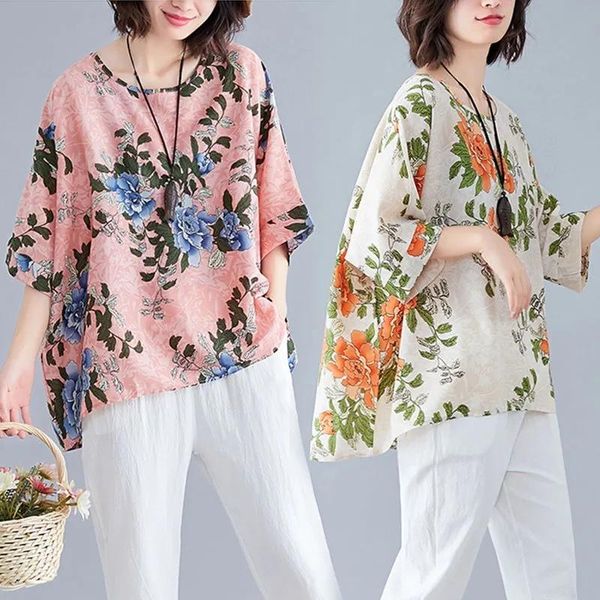 fashion printing half sleeve o-neck vintage t-shirt women casual loose big size sreet summer floral ladies 2021 bat tee women's, White
fashion printing half sleeve o-neck vintage t-shirt women casual loose big size sreet summer floral ladies 2021 bat tee women's, White