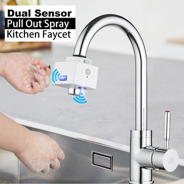 kitchen faucets double induction water saver overflow smart faucet sensor infrared energy saving device chargeable nozzle tap
kitchen faucets double induction water saver overflow smart faucet sensor infrared energy saving device chargeable nozzle tap