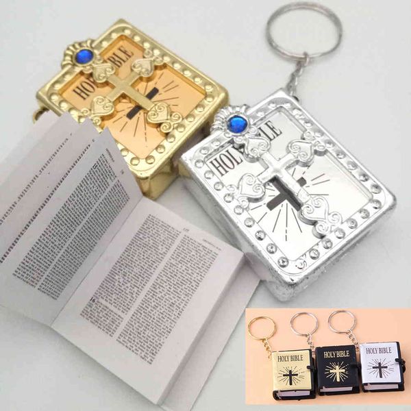 english mini holy bible keychain religious christian jesus cross key chain women prayer god bless gift souvenirs keyring, Silver
english mini holy bible keychain religious christian jesus cross key chain women prayer god bless gift souvenirs keyring, Silver
