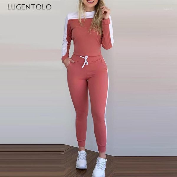 lugentolo women sets sports 2 piece set long sleeve o-neck short tight casual female two outfits for women's tracksuits, Gray
lugentolo women sets sports 2 piece set long sleeve o-neck short tight casual female two outfits for women's tracksuits, Gray