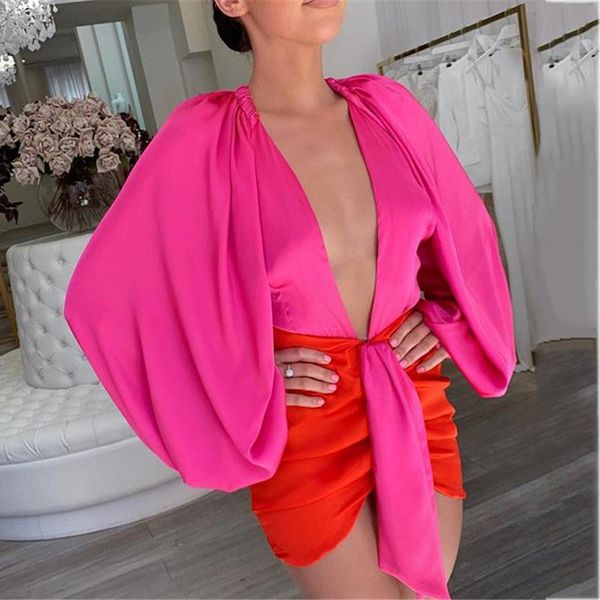 casual dresses deeo v neck patchwork satin dress women lantern sleeve back zipper long night wear mini party summer, Black;gray
casual dresses deeo v neck patchwork satin dress women lantern sleeve back zipper long night wear mini party summer, Black;gray