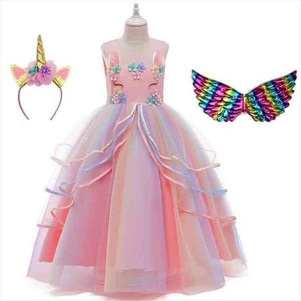 girl winter summer unicorn dress long 3 10 years girls clothing kids birthday party princess costume christmas children dresses, Red;yellow
girl winter summer unicorn dress long 3 10 years girls clothing kids birthday party princess costume christmas children dresses, Red;yellow