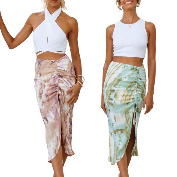 skirts women's fashion bodycon midi skirts, high waist tie dye print side drawstring split long sweet for summer, Black
skirts women's fashion bodycon midi skirts, high waist tie dye print side drawstring split long sweet for summer, Black