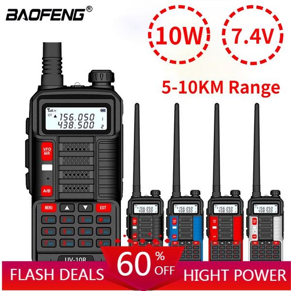 walkie talkie baofeng uv-10r 10w 8800mah vhf uhf dual band two way transceiver portable radio usb charging hunt
walkie talkie baofeng uv-10r 10w 8800mah vhf uhf dual band two way transceiver portable radio usb charging hunt