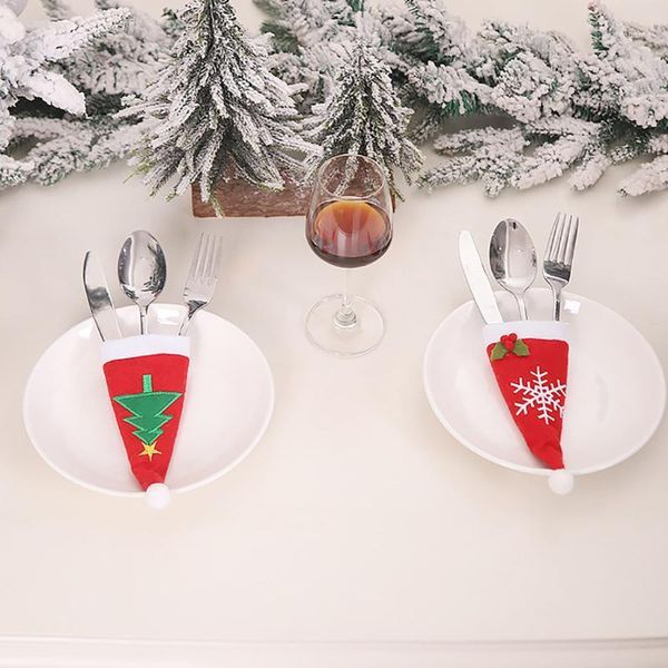 christmas decorations 10pc ornament small hat knife and fork cover table decoration knif wedding #j6
christmas decorations 10pc ornament small hat knife and fork cover table decoration knif wedding #j6