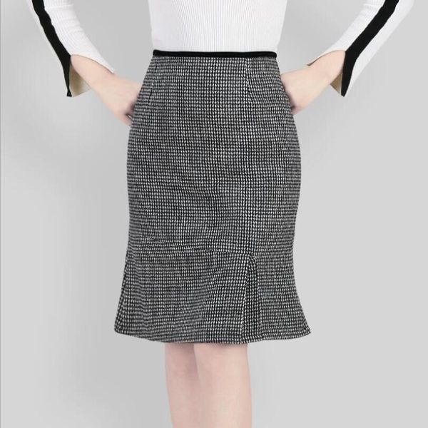 skirts 2021 fashion autumn winter women skirt female high waist plus size slim houndstooth woolen ly247, Black
skirts 2021 fashion autumn winter women skirt female high waist plus size slim houndstooth woolen ly247, Black