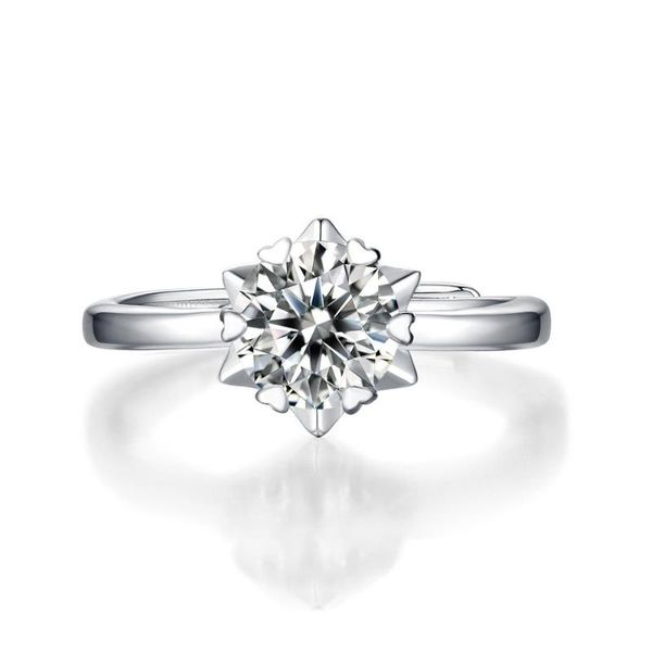 cluster rings moissanite ring 925 sterling silver d color 1 ct excellent cut snowflake flower stone female diamond jewelry, Golden;silver
cluster rings moissanite ring 925 sterling silver d color 1 ct excellent cut snowflake flower stone female diamond jewelry, Golden;silver