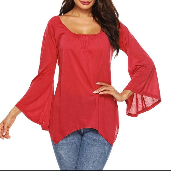 women's t-shirt women long sleeve t-shirts 2021 irregular loose plain dyed solid colors womens autumn t shirt female casual, White
women's t-shirt women long sleeve t-shirts 2021 irregular loose plain dyed solid colors womens autumn t shirt female casual, White