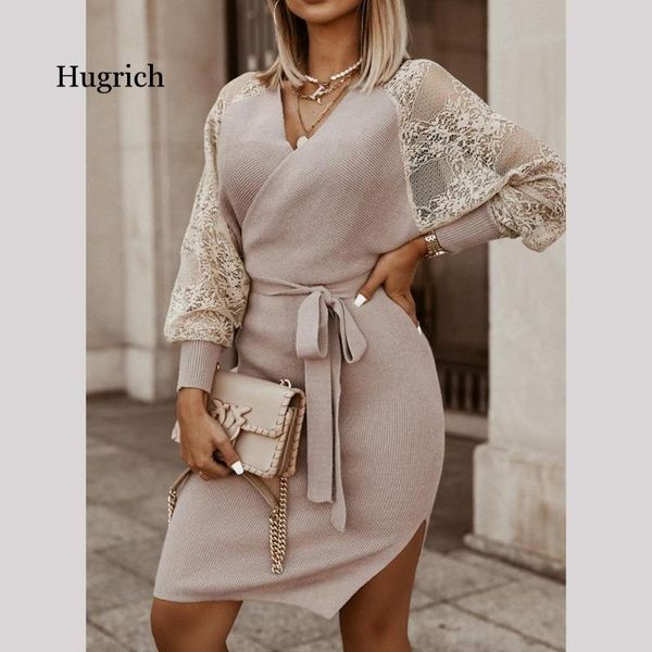 elegant korean lady office dress lace long sleeve women knitting sweater dresses winter v-neck mini vestidoes female streetwear casual, Black;gray
elegant korean lady office dress lace long sleeve women knitting sweater dresses winter v-neck mini vestidoes female streetwear casual, Black;gray
