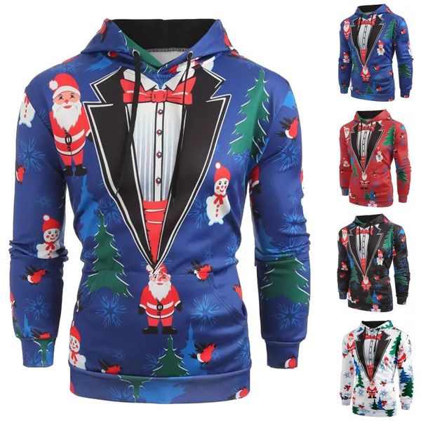 men's hoodies & sweatshirts slim long casual blouse hooded printed autumn christmas sleeve sweatershirts, Black
men's hoodies & sweatshirts slim long casual blouse hooded printed autumn christmas sleeve sweatershirts, Black