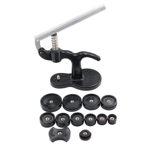 repair tools & kits 13pcs/set black watch press tool set for back case battery changing capping machine
repair tools & kits 13pcs/set black watch press tool set for back case battery changing capping machine