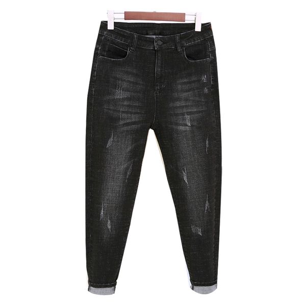 jeans 2021 spring fall boyfriend brim for tall waist women denim harem black women's pants longer size, Blue
jeans 2021 spring fall boyfriend brim for tall waist women denim harem black women's pants longer size, Blue