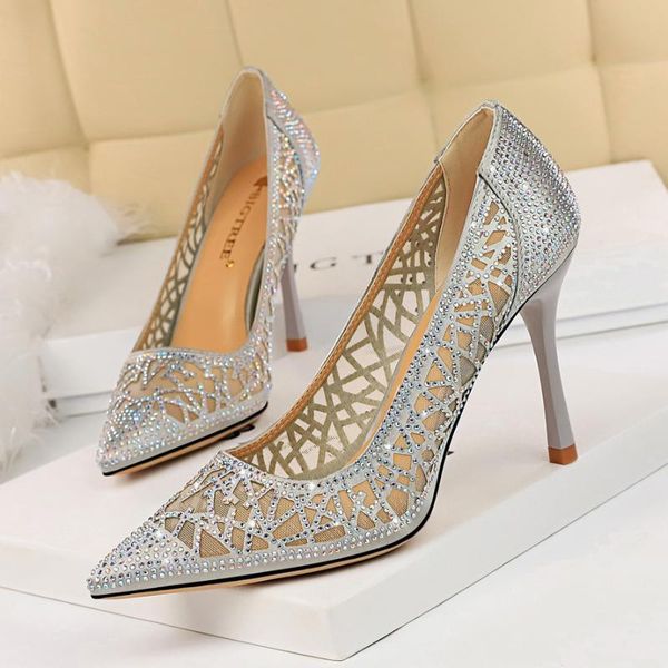 dress shoes wedding spring pump elegant heels women pierced rhinestone silk satin high crystal heeled pointed ladies, Black
dress shoes wedding spring pump elegant heels women pierced rhinestone silk satin high crystal heeled pointed ladies, Black