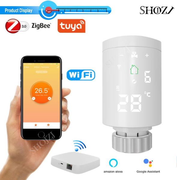 smart home control radiator thermostat zigbee with app - compatible google assistant, amazon alexa
smart home control radiator thermostat zigbee with app - compatible google assistant, amazon alexa