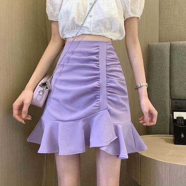 casual dresses spring korean sweet voilet ruffled a-line mini skirts summer pleated irregular short o0v2, Black;gray
casual dresses spring korean sweet voilet ruffled a-line mini skirts summer pleated irregular short o0v2, Black;gray