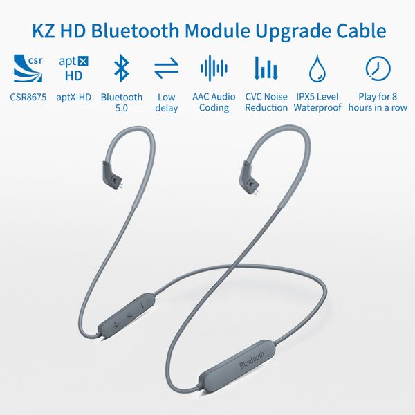 kz bluetooth aptx hd csr8675 module earphone 5.0 wireless upgrade cable applies zaxasxzstzsnprozs10pro/as16/zsx
kz bluetooth aptx hd csr8675 module earphone 5.0 wireless upgrade cable applies zaxasxzstzsnprozs10pro/as16/zsx