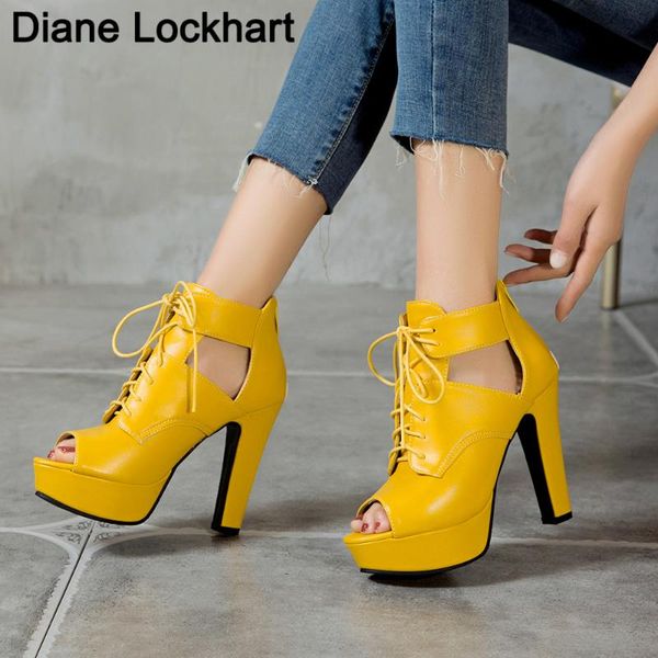 casual women platform sandals 12cm high heesl lace-up yellow summer wedding party zipper lady open toe shoes ladies pumps 36 41 dress, Black
casual women platform sandals 12cm high heesl lace-up yellow summer wedding party zipper lady open toe shoes ladies pumps 36 41 dress, Black