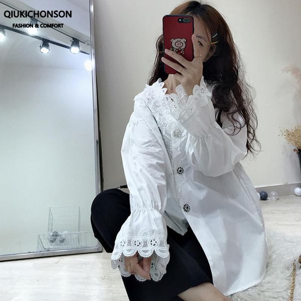 women's blouses & shirts qiukichonson plus size white shirt women korean fashion kawaii diamond buttons lace patchwork ladies long sle
women's blouses & shirts qiukichonson plus size white shirt women korean fashion kawaii diamond buttons lace patchwork ladies long sle